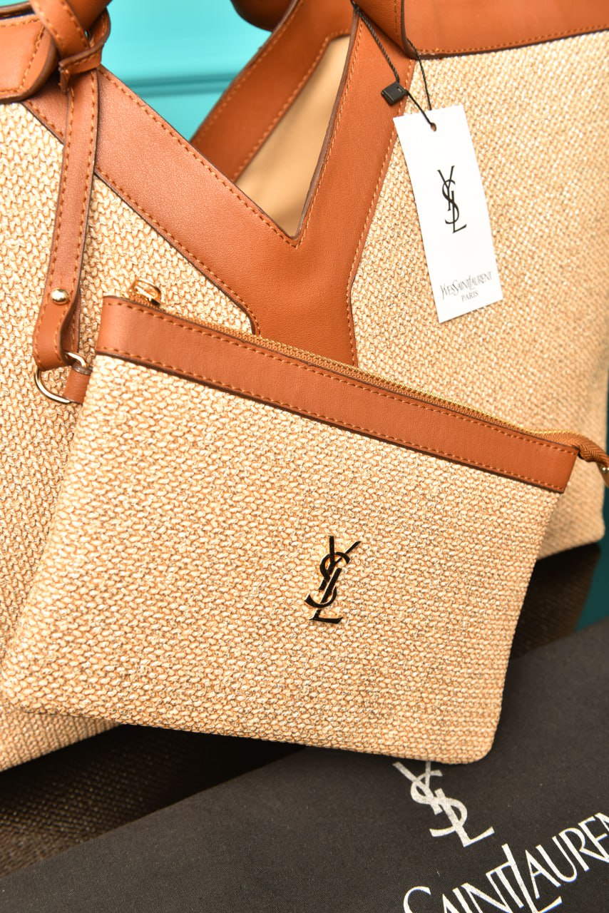 'Y Tote in Leather Bag