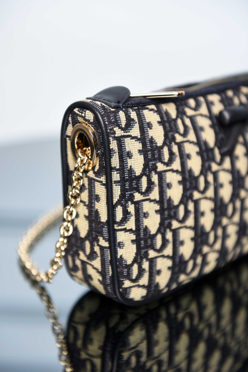 'D- Promenade Pouch with Chain