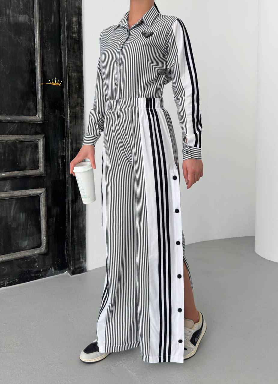 '- 2-piece poplin fabric set
